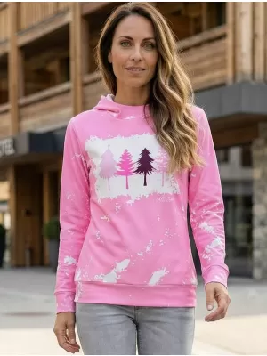 Premium-Sweatshirt für Damen ALTISPORT VOJ/ALWVN4MI01 HELL-PINK