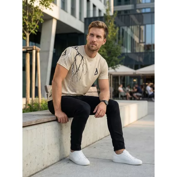  Premium-T-Shirt für Herren ALTISPORT VOJ/ALM004TR01 BRAUN 