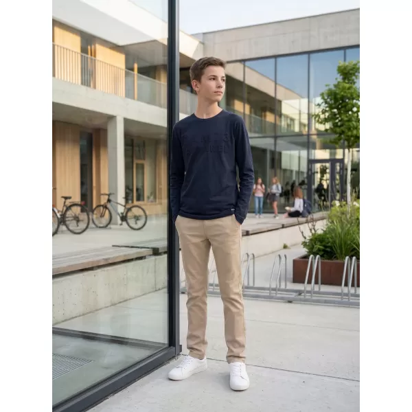  Jungen-T-Shirt mit langen Ärmeln SAM 73 CELDOR KT 501 DUNKELBLAU 