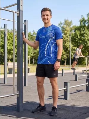 Premium-T-Shirt für Herren ALTISPORT VOJ/ALM003TR01 KÖNIGSBLAU