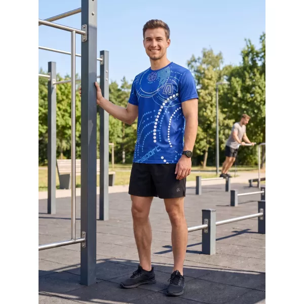  Premium-T-Shirt für Herren ALTISPORT VOJ/ALM003TR01 KÖNIGSBLAU 
