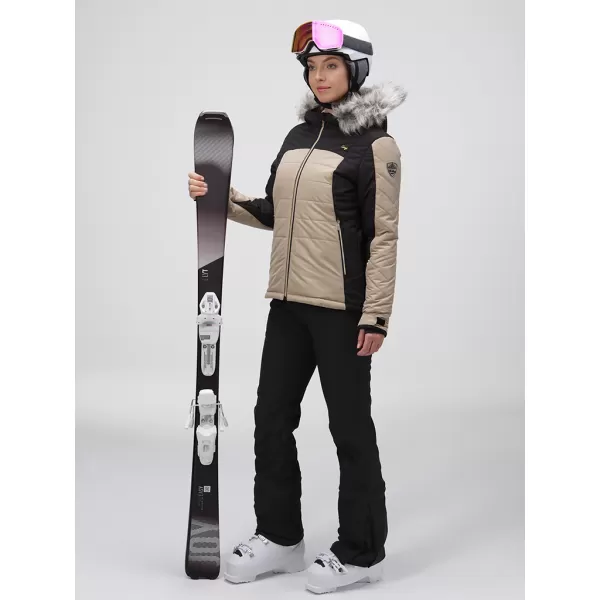 Winterjacke für Damen LOAP OKIDASA OLW2343 BEIGE 
