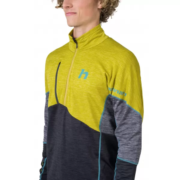  Herren-Sweatshirt HANNAH NIRO HZ CITRONELLE/ANTHRAZITMEL 
