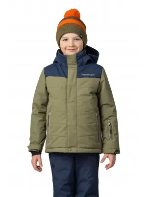 Kinderjacke HANNAH KINAM JR II GEBRANNTES OLIVGRÜN/STIMMUNGSINDIGO