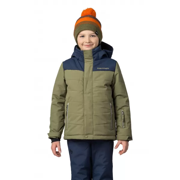  Kinderjacke HANNAH KINAM JR II GEBRANNTES OLIVGRÜN/STIMMUNGSINDIGO 