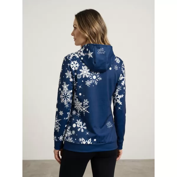  Premium-Sweatshirt für Damen ALTISPORT VOJ/ALWVN5MI01 NAVY BLAU 