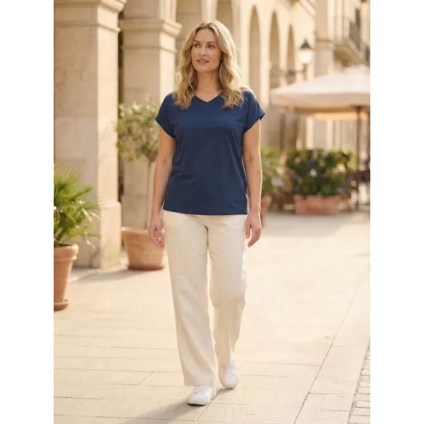  Damen-T-Shirt SAM 73 VITANI WT 898 STAHLBLAU 