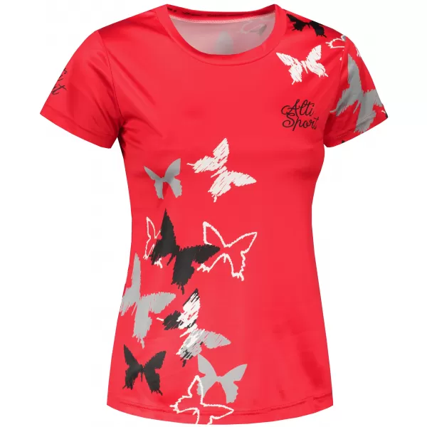  Hochwertiges Funktions-T-Shirt für Damen ALTISPORT VOJ/ALW002TR01 ROT 