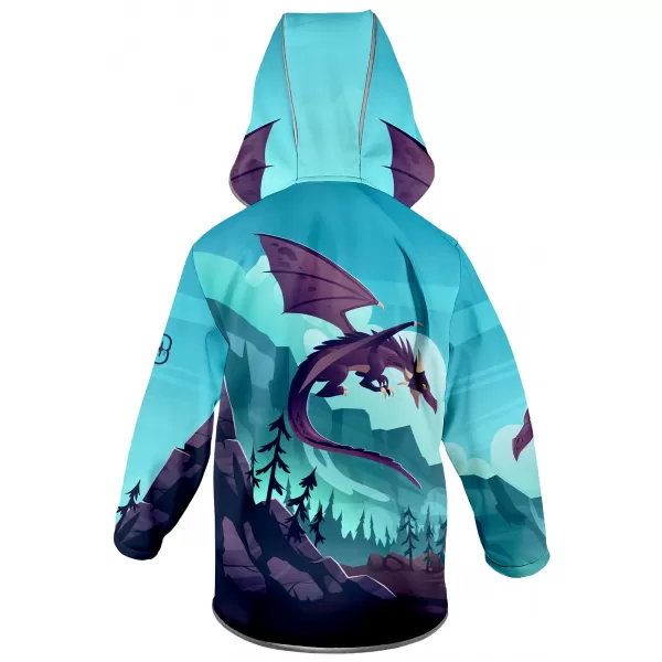  Baby Softshell Jacke WAMU DRAGON FANTASY BLAU 