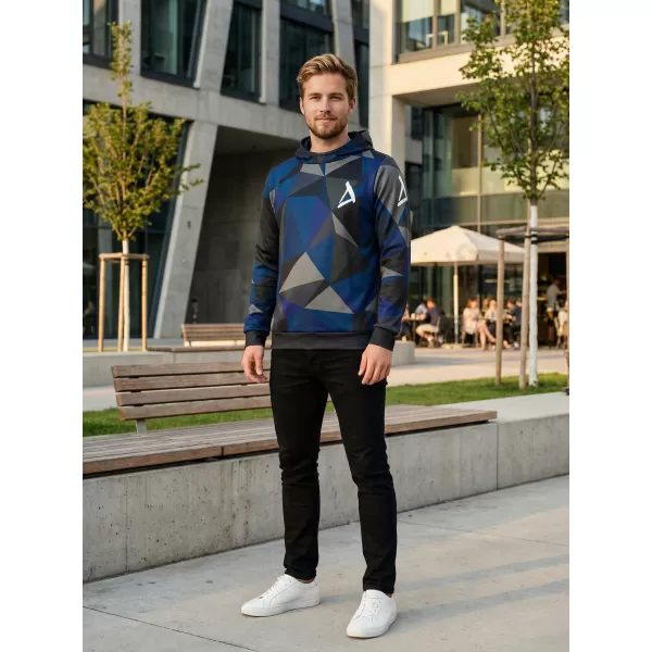  Premium-Sweatshirt für Herren ALTISPORT VOJ/ALM007MI01 DUNKELBLAU 