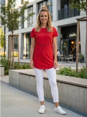 Damen-T-Shirt SAM 73 DORIS WT 899 HIMBEERE