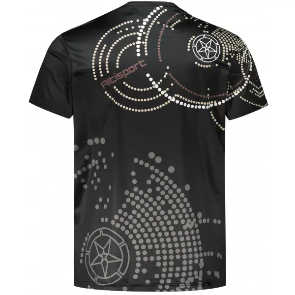  Premium-T-Shirt für Herren ALTISPORT VOJ/ALM003TR01 SCHWARZ BRAUN 