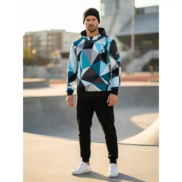  Premium-Sweatshirt für Herren ALTISPORT VOJ/ALM007MI01 BLAU GRAU 