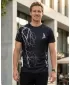 Premium-T-Shirt für Herren ALTISPORT VOJ/ALM004TR01 SCHWARZ UND WEIß