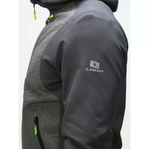  Herren-Softshelljacke LOAP URELON OLM2312 DUNKELGRAU 