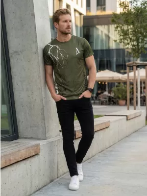 Premium-T-Shirt für Herren ALTISPORT VOJ/ALM004TR01 OLIVE