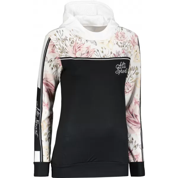  Premium-Sweatshirt für Damen ALTISPORT VOJ/ALW008MI01 SCHWARZ 