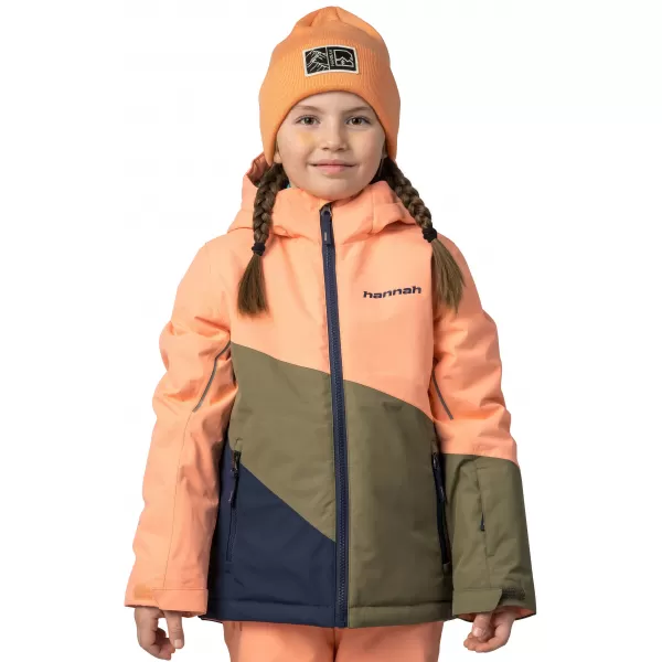  Kinderjacke HANNAH KIGALI JR CANTALOUPE/GEBRANNTE OLIVE 