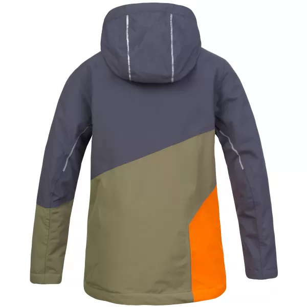  Kinderjacke HANNAH KIGALI JR ASPHALT/VERBRANNTE OLIVE 