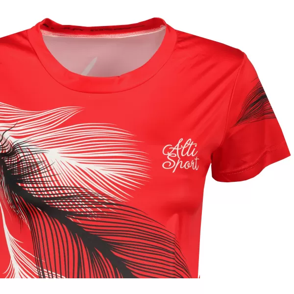  Hochwertiges Funktions-T-Shirt für Damen ALTISPORT VOJ/ALW001TR01 ROT 