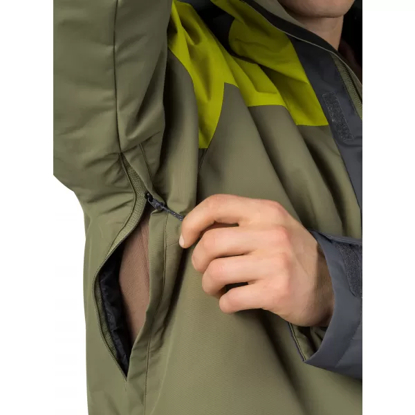  Herrenjacke HANNAH GAROW FD GEBRANNTE OLIVE/CITRONELLE 