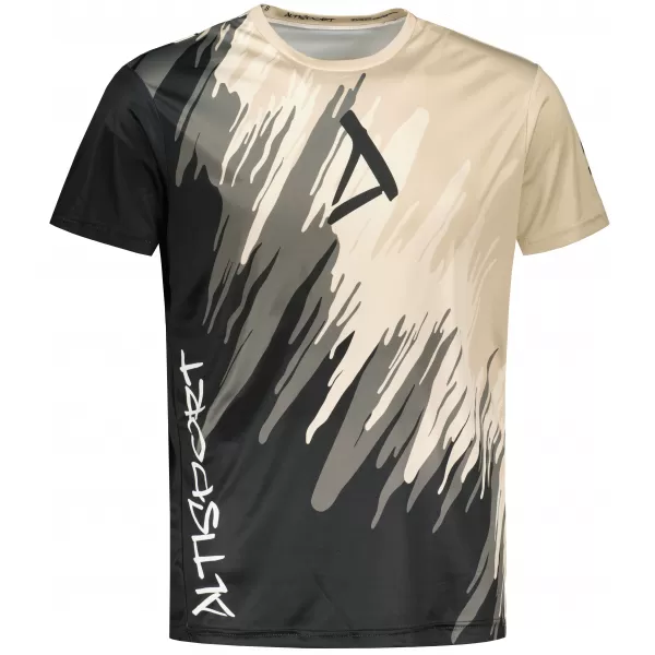  Hochwertiges Funktions-T-Shirt für Herren ALTISPORT VOJ/ALM006TR01 SCHWARZ BRAUN 
