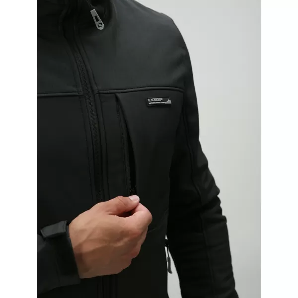  Herren-Softshelljacke LOAP LUPRON OLM2307 DUNKELGRAU 