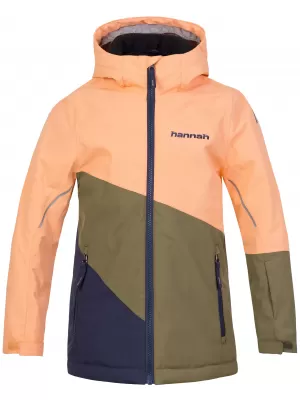 Kinderjacke HANNAH KIGALI JR CANTALOUPE/GEBRANNTE OLIVE