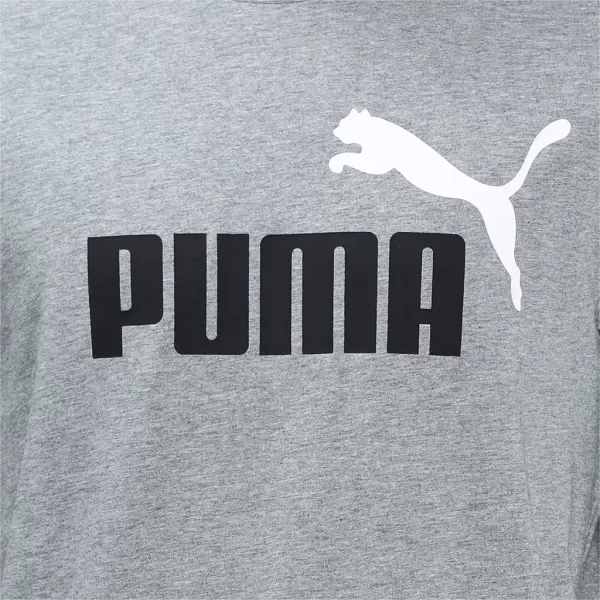 Herren-T-Shirt PUMA ESS+ 2 COL LOGO TEE 586759-03 GRAU 