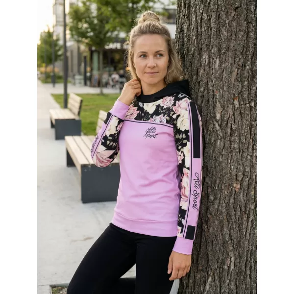 Premium-Sweatshirt für Damen ALTISPORT VOJ/ALW008MI01 HELL-PINK 