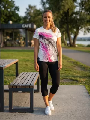 Hochwertiges Funktions-T-Shirt für Damen ALTISPORT VOJ/ALW001TR01 WEIß