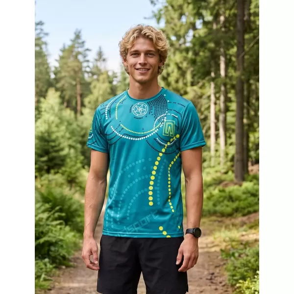  Premium-T-Shirt für Herren ALTISPORT VOJ/ALM003TR01 KEROSIN 