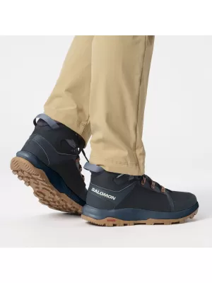Winterstiefel für Damen SALOMON OUTCHILL TS CSWP W L47377300 KOHLENSTOFF/KOHLENSTOFF/BERINGMEER