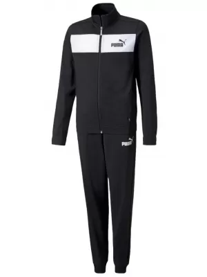 Kinder-Trainingsanzug-Set PUMA POLY SUIT CL B 589371-01 SCHWARZ