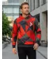 Premium-Sweatshirt für Herren ALTISPORT VOJ/ALM007MI01 ROT