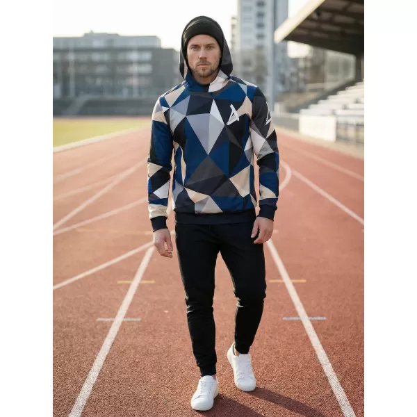  Premium-Sweatshirt für Herren ALTISPORT VOJ/ALM007MI01 MARINEBLAU/BRAUN 