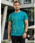 Premium-T-Shirt für Herren ALTISPORT VOJ/ALM004TR01 KEROSIN/GELB