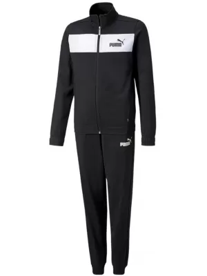 Kinder-Trainingsanzug-Set PUMA POLY SUIT CL B 589371-01 SCHWARZ