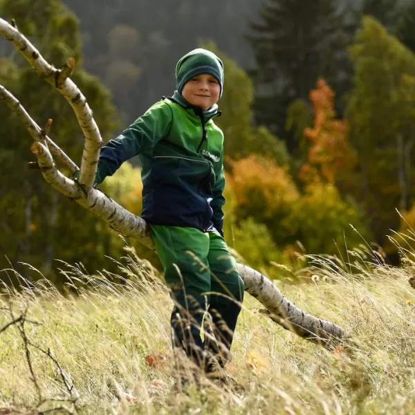  Baby Softshell Jacke WAMU MOZAIKA GRÜN 