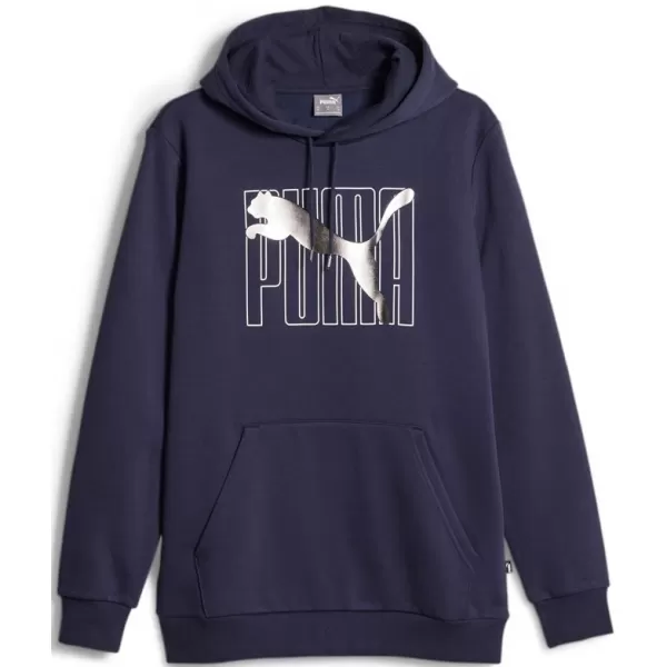  Herren-Sweatshirt PUMA ESS+ LOGO LAB HOLIDAY HOODIE FL 675924-06 BLAU 