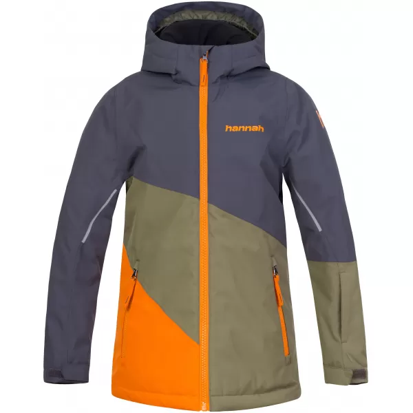  Kinderjacke HANNAH KIGALI JR ASPHALT/VERBRANNTE OLIVE 