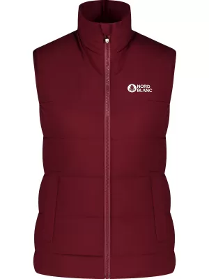Winterweste für Damen NORDBLANC PANORAMIC NBWJL7724 BURGUND