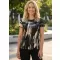 Hochwertiges Funktions-T-Shirt für Damen ALTISPORT VOJ/ALW010TR01 SCHWARZ BRAUN