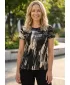 Hochwertiges Funktions-T-Shirt für Damen ALTISPORT VOJ/ALW010TR01 SCHWARZ BRAUN