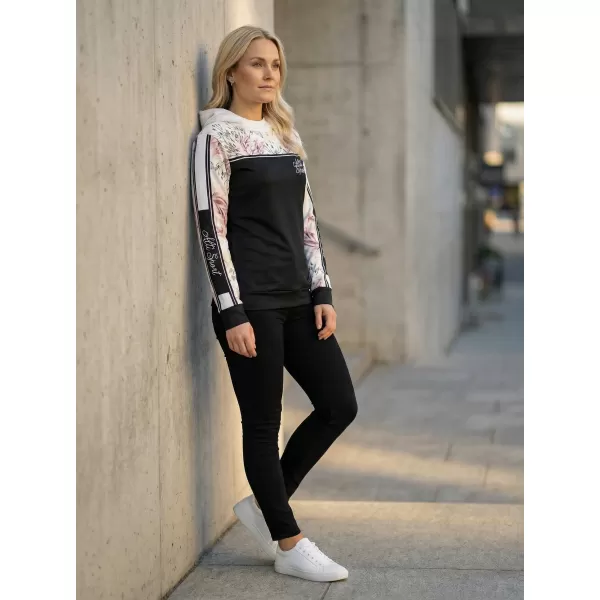  Premium-Sweatshirt für Damen ALTISPORT VOJ/ALW008MI01 SCHWARZ 