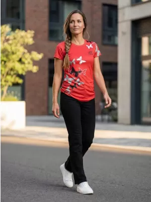 Hochwertiges Funktions-T-Shirt für Damen ALTISPORT VOJ/ALW002TR01 ROT
