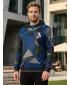 Premium-Sweatshirt für Herren ALTISPORT VOJ/ALM007MI01 DUNKELBLAU