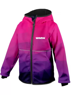 Baby Softshell Jacke WAMU MOZAIKA LILA