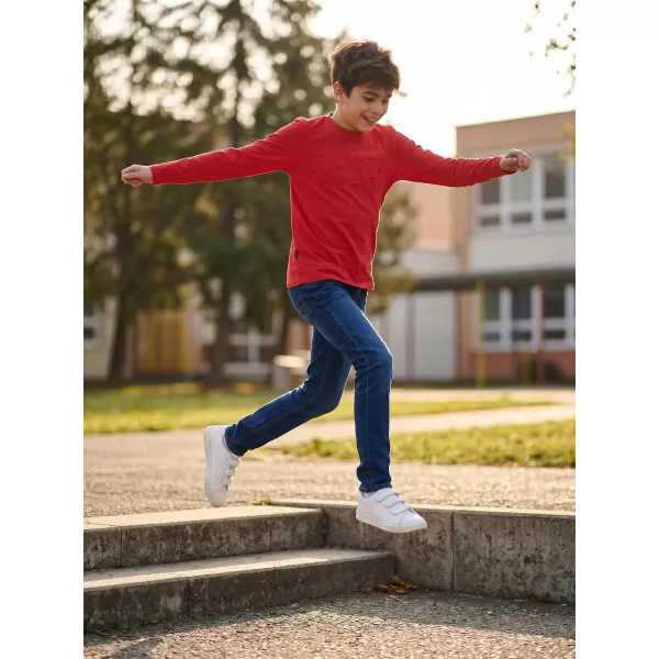  Jungen-T-Shirt mit langen Ärmeln SAM 73 CELDOR KT 501 ROT 