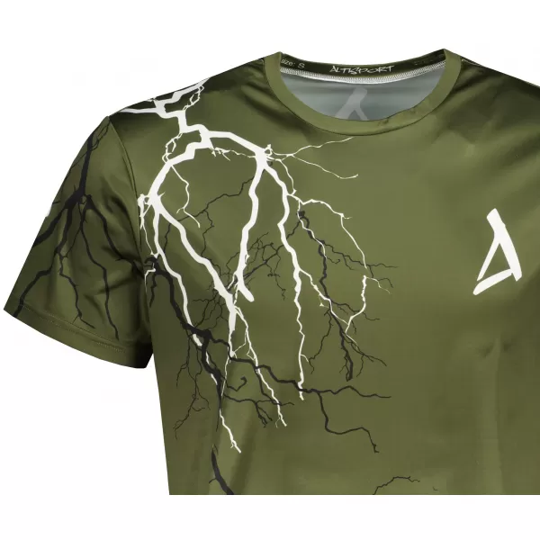  Premium-T-Shirt für Herren ALTISPORT VOJ/ALM004TR01 OLIVE 